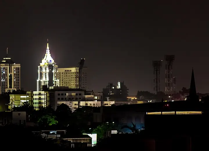 City view in India